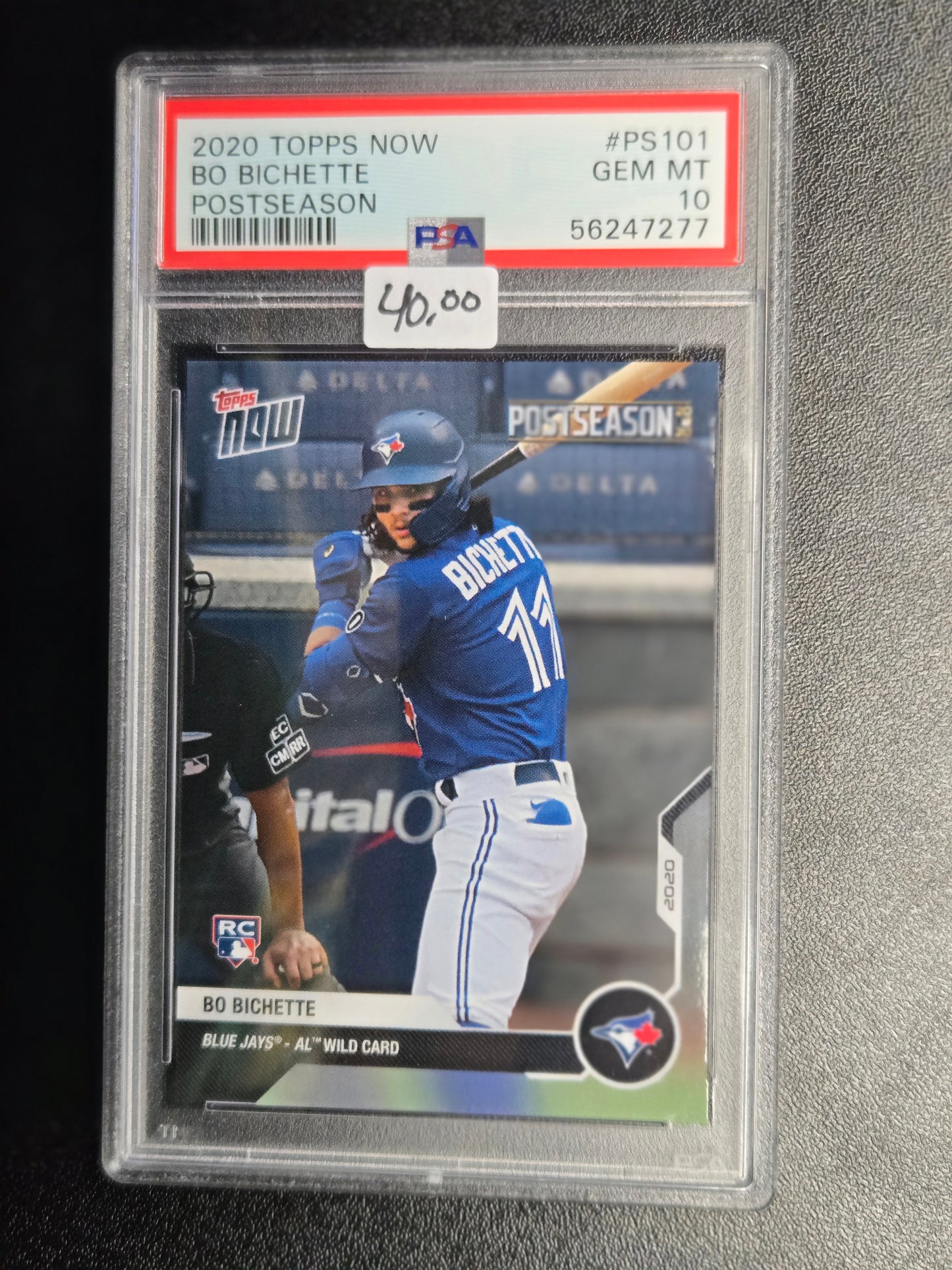 2020 Topps Now Bo Bichette #PS101 Postseason