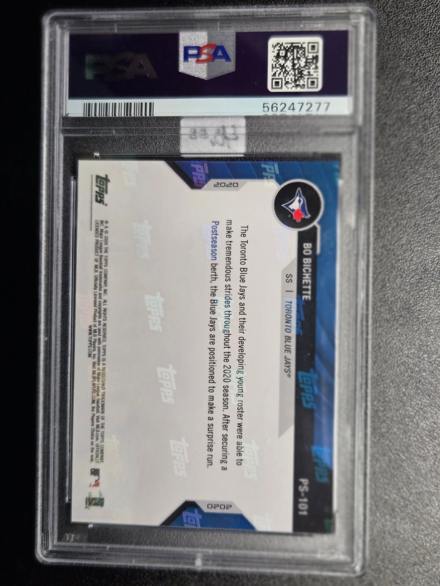 2020 Topps Now Bo Bichette #PS101 Postseason