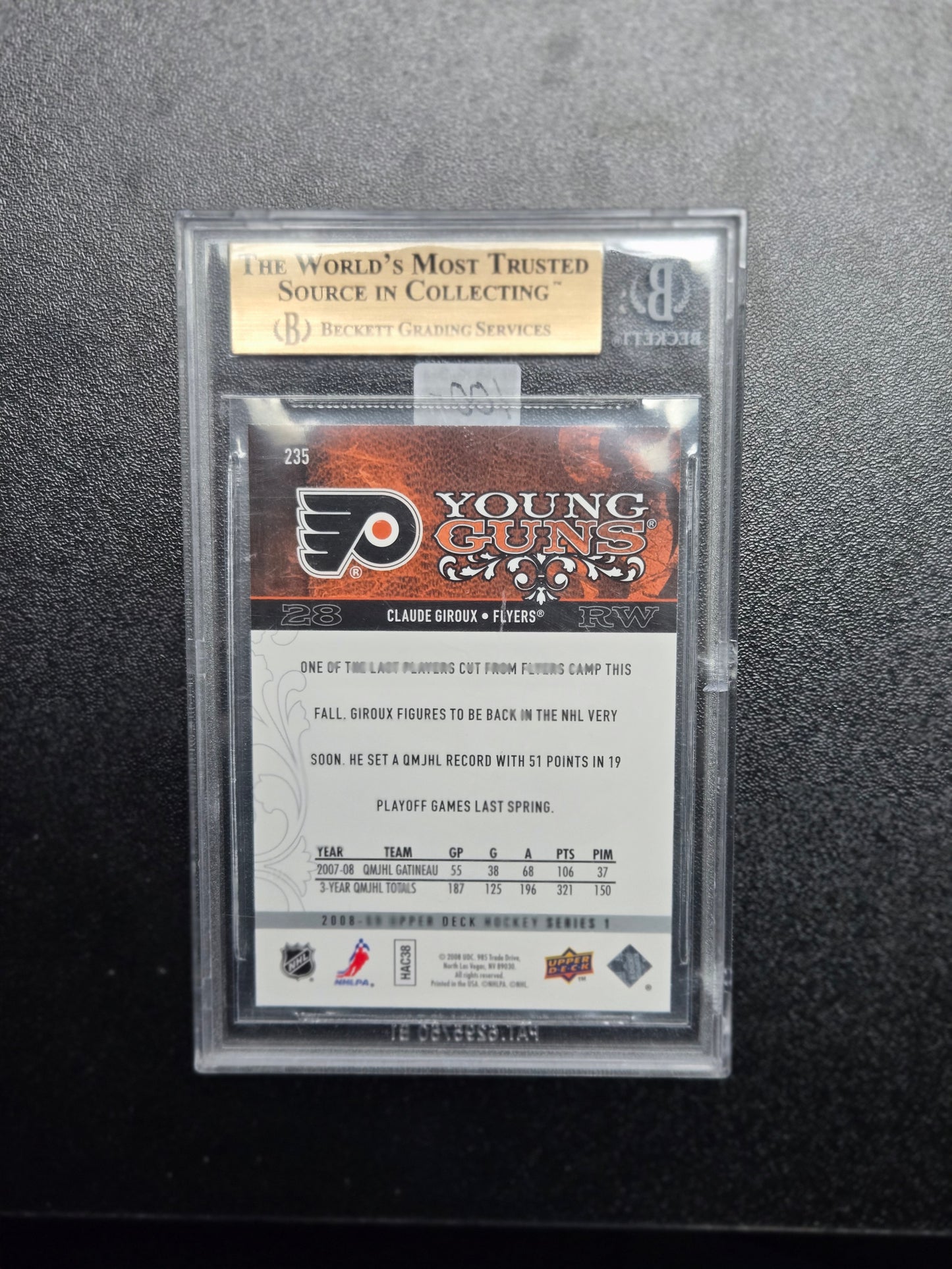 2008-09 Upper Deck #235 Claude Giroux