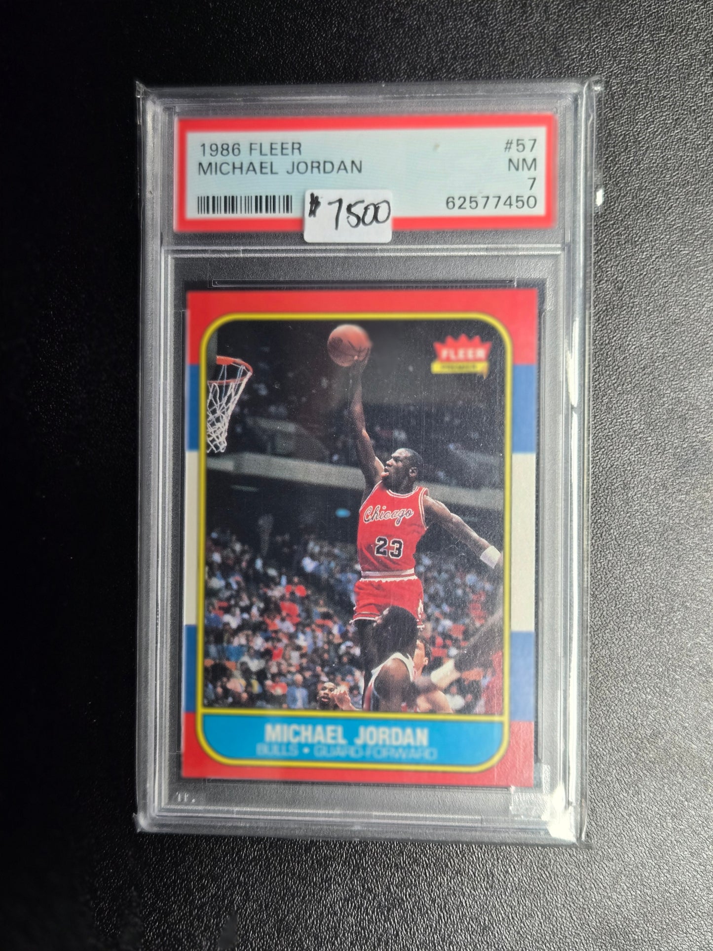 1986 Fleer #57 Michael Jordan