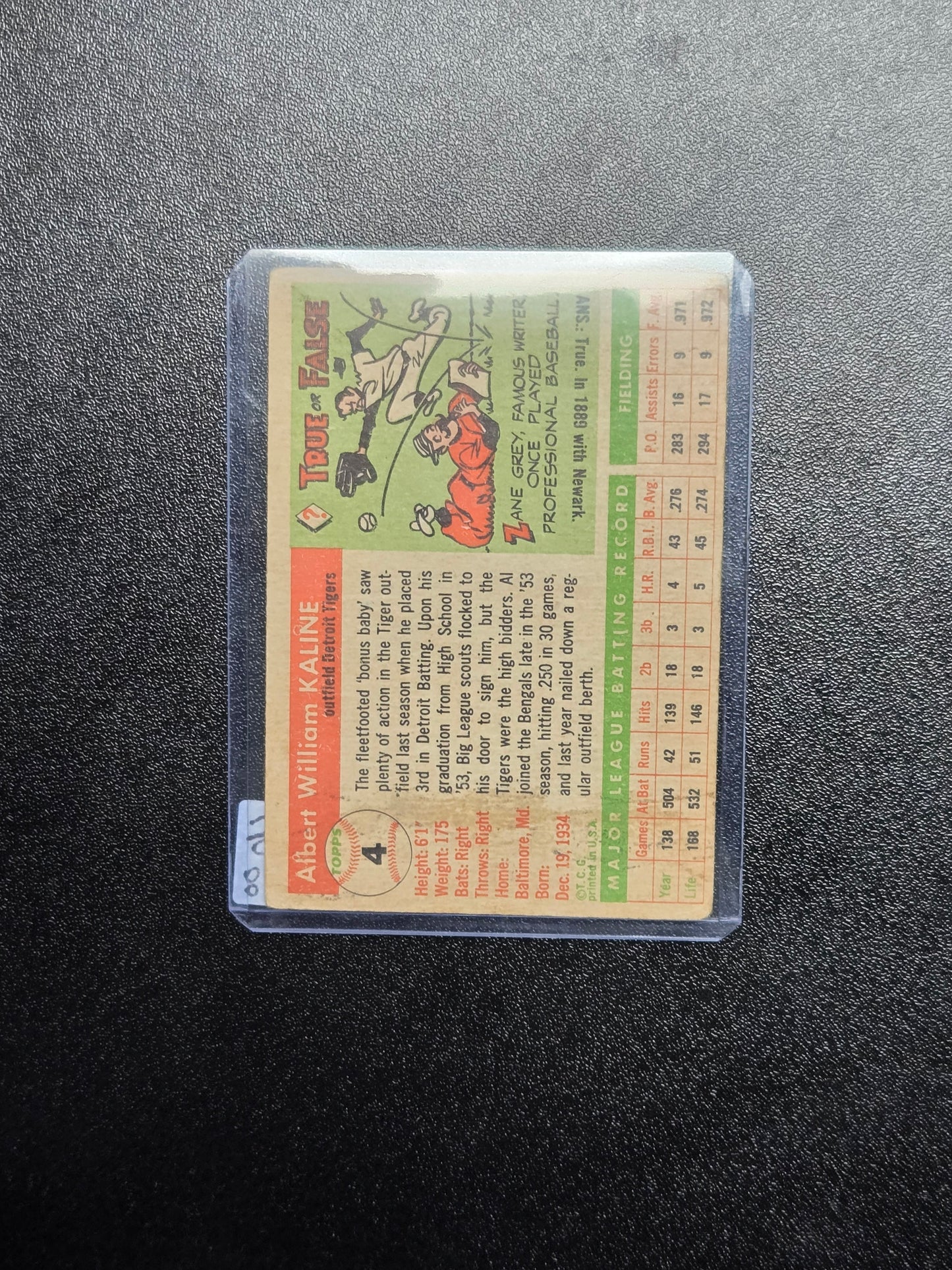 1955 Topps - Al Kaline #4