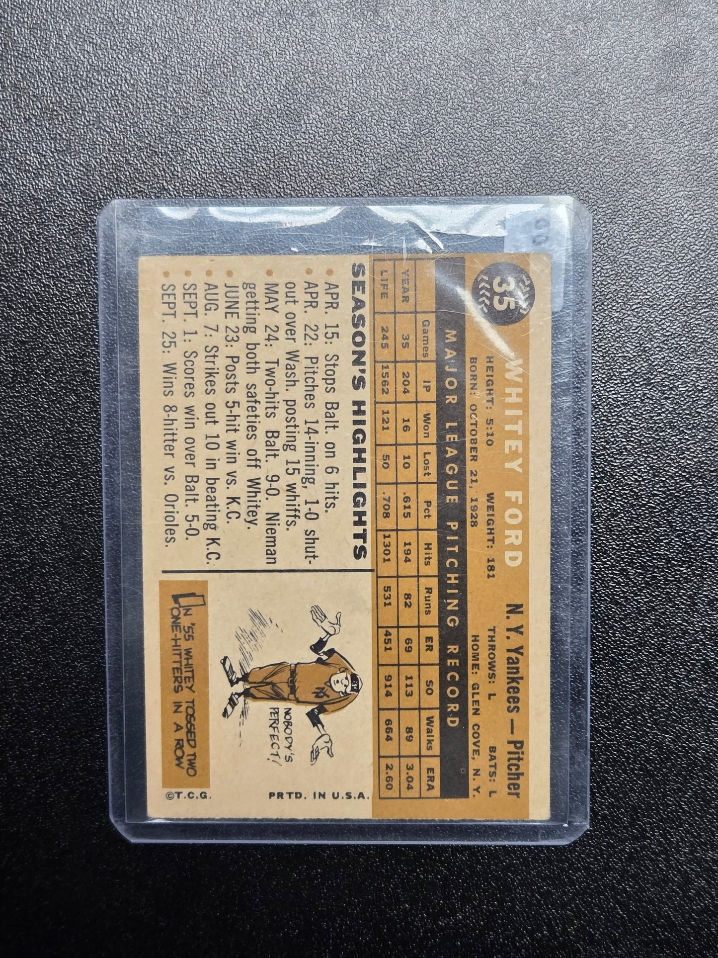 1960 Topps #35 Whitey Ford