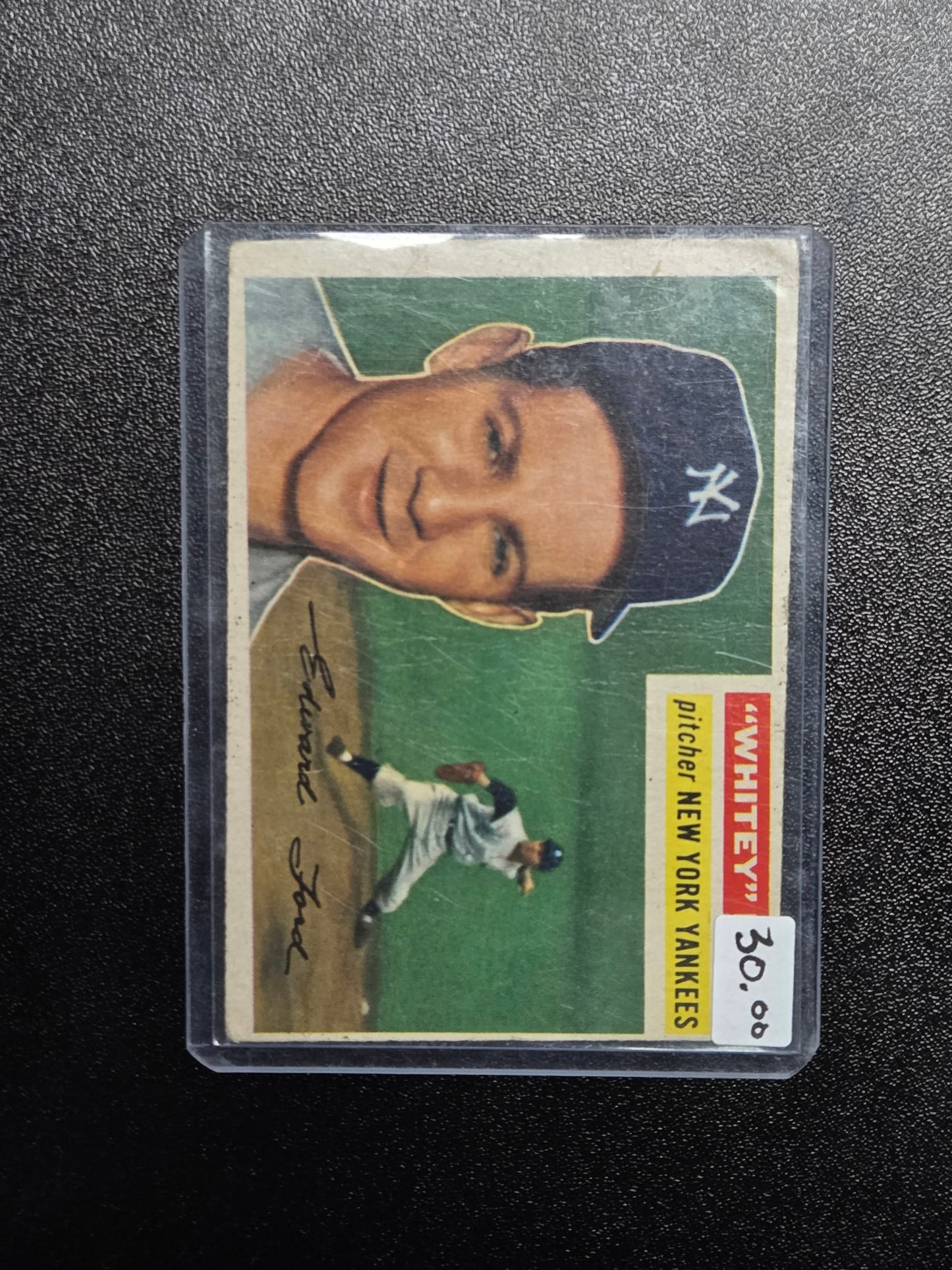 1956 Topps Baseball Whitey Ford #240