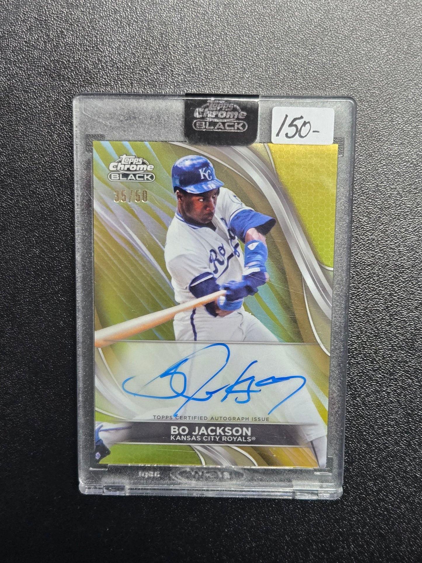 2024 Topps Chrome Black #CBA-BJ Bo Jackson Auto 35/50