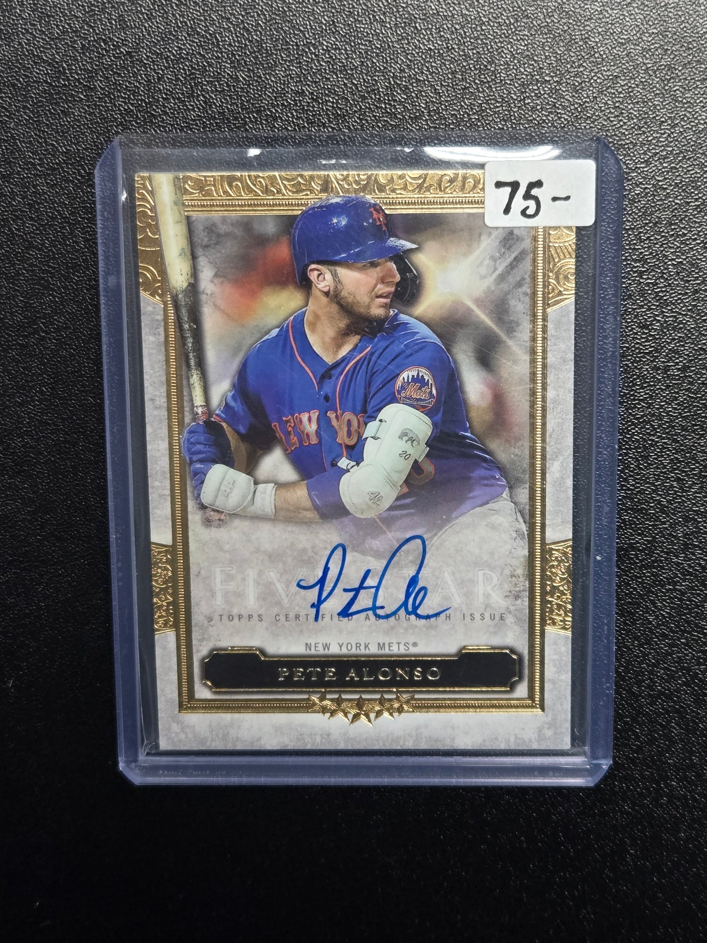 Pete Alonso 2020 Topps Five Star Auto