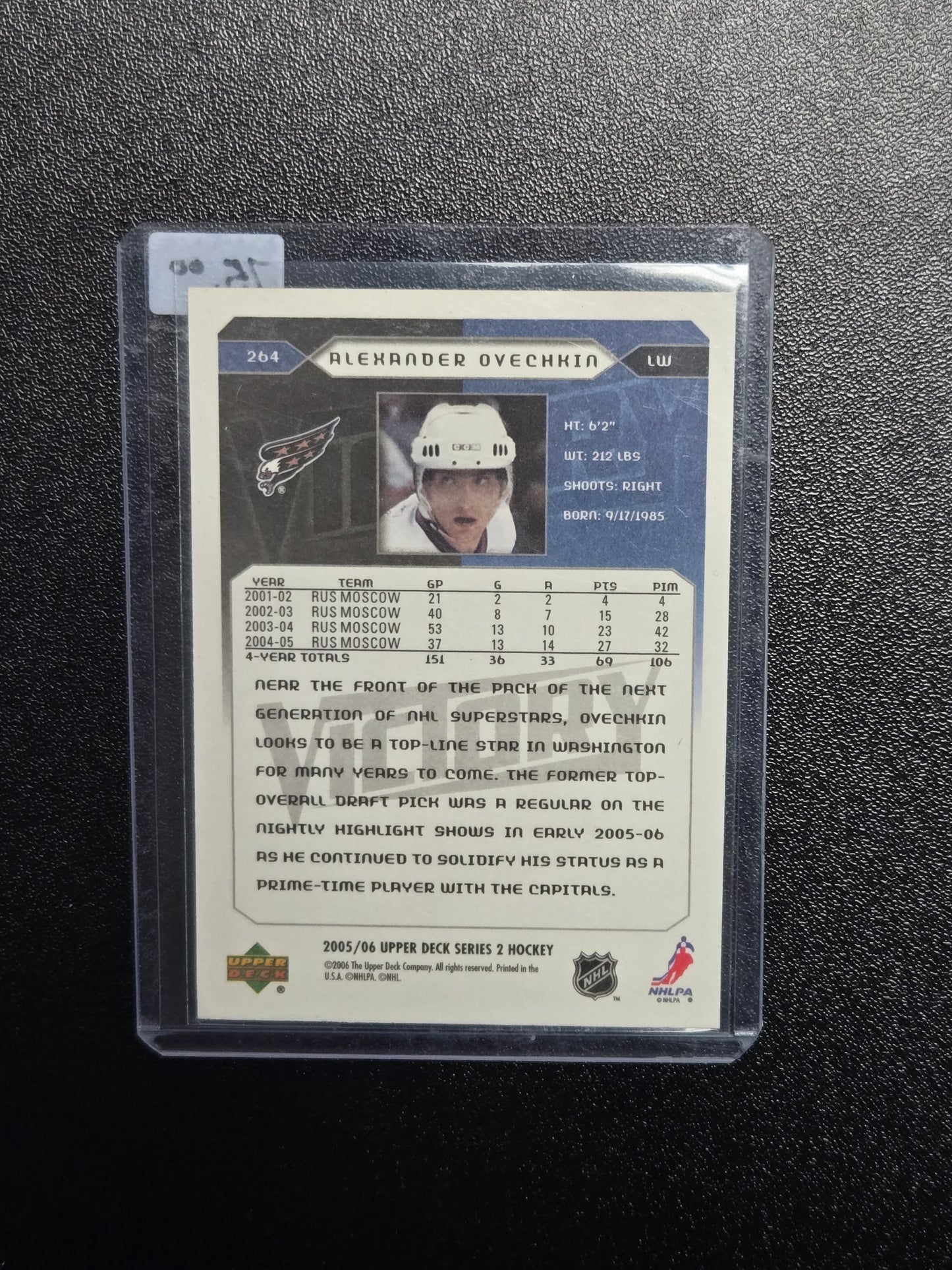 2005-06 UD Series 2 Alexander Ovechkin #264