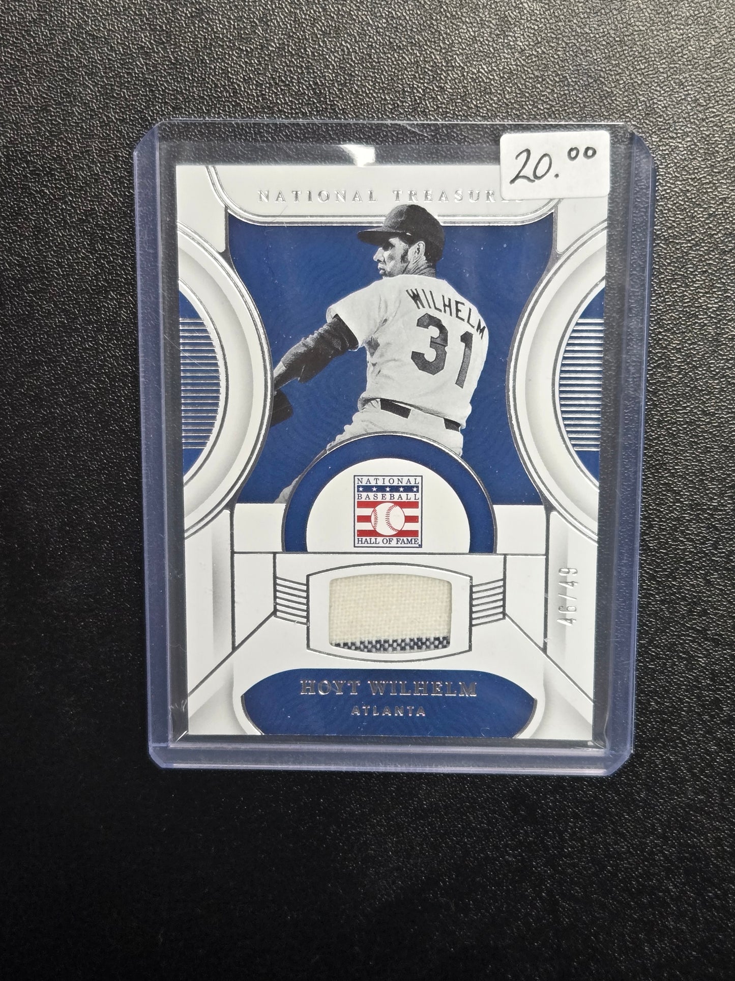 2023 Panini Hoyt Wilhelm Patch 46/49 #HOF-HW