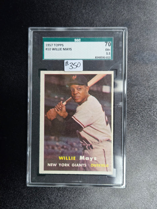 1957 Topps #10 Willie Mays