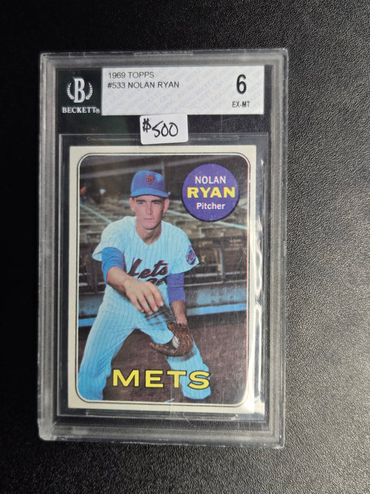 1969 Topps #533 Nolan Ryan