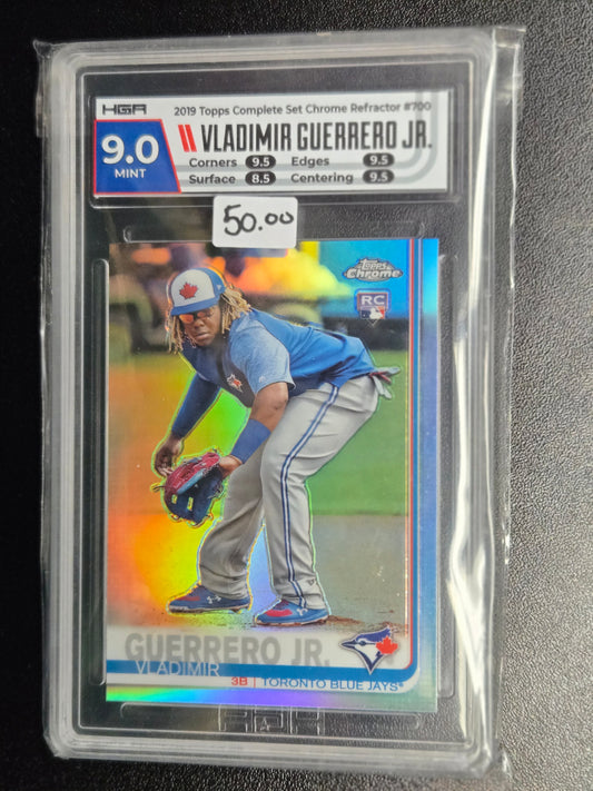 2019 Vladimir Guerrero Jr. Topps Complete Set Chrome Refractor #700