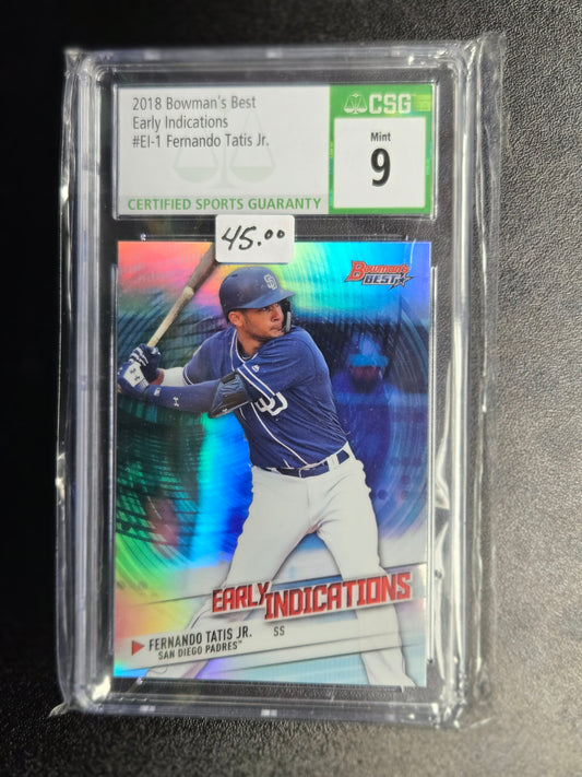 2018 Fernando Tatis Jr. Bowman's Best Early Indications #EI-1