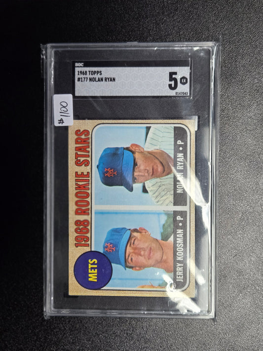 1968 Topps #177 Nolan Ryan/ Jerry Koosman