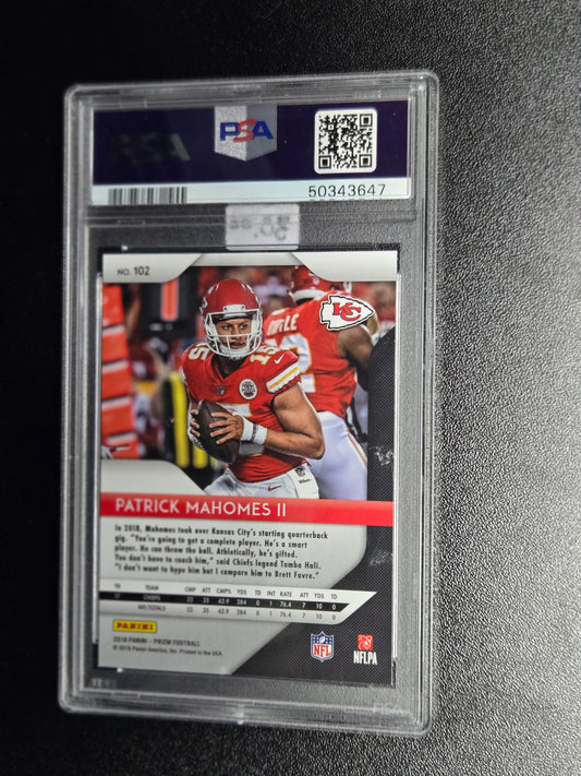 2018 Panini Prizm #102 Patrick Mahomes II