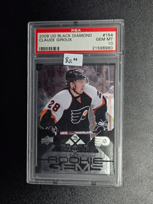 2008 UD Black Diamond #154 Claude Giroux