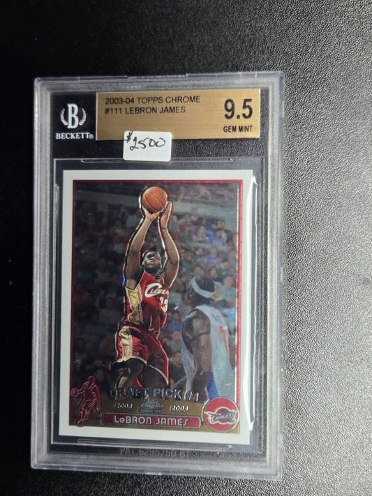 2003-04 Topps Chrome #111 Lebron James