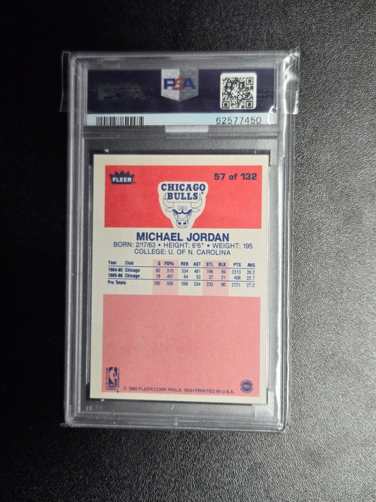 1986 Fleer #57 Michael Jordan