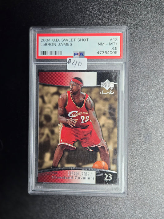 2004 UD Sweet Shot LeBron James