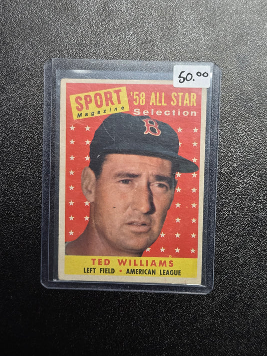 1958 Topps All Star #485 Ted Williams