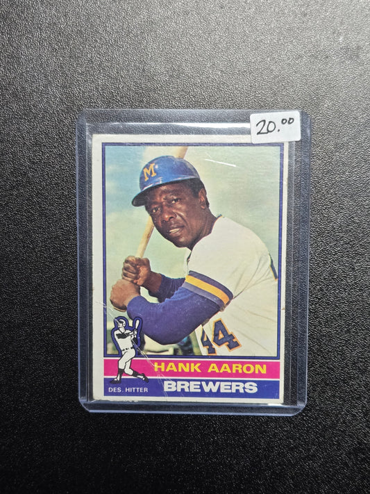 1976 Topps Hank Aaron #550