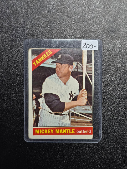 1966 Topps #50 Mickey Mantle