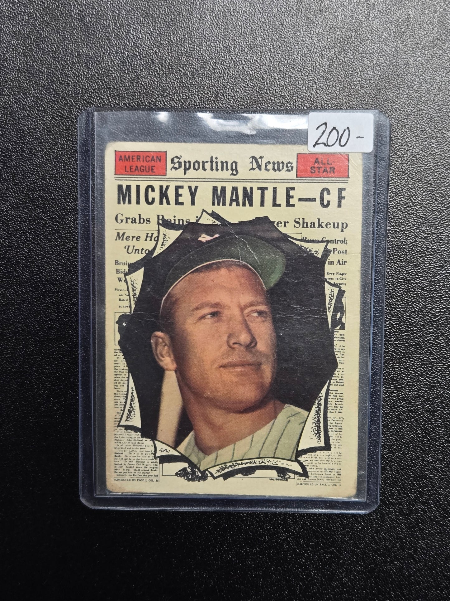 1961 Topps #578 Mickey Mantle
