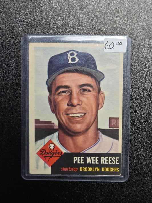 1953 Topps #76 Pee Wee Reese