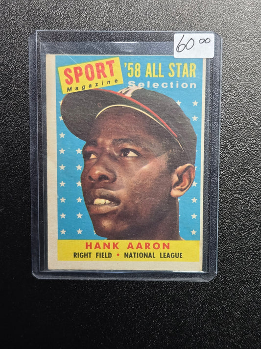1958 Topps #488 Hank Aaron