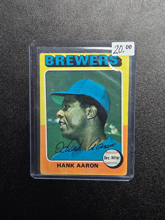 1975 O-Pee-Chee Hank Aaron #660
