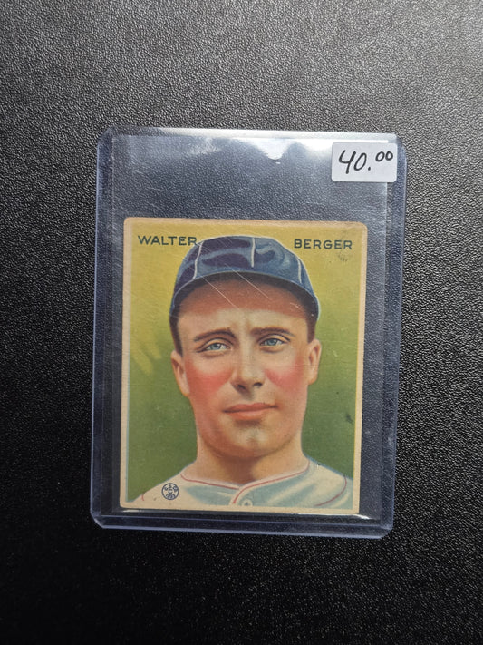 1933 Goudey #98 Walter Wally Berger