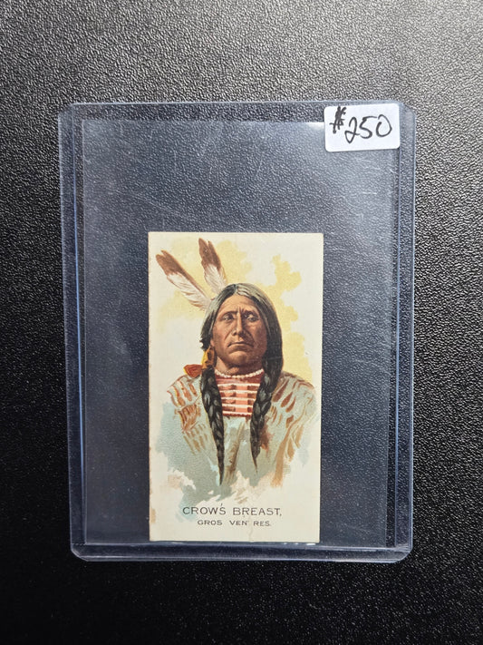 1888 American Indian Chiefs "Crow's Breast"