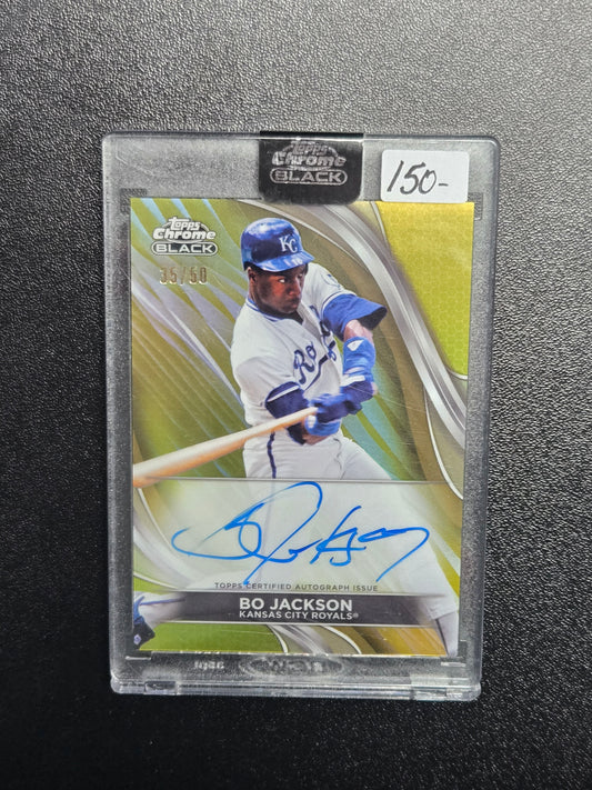 2024 Topps Chrome Black #CBA-BJ Bo Jackson Auto 35/50