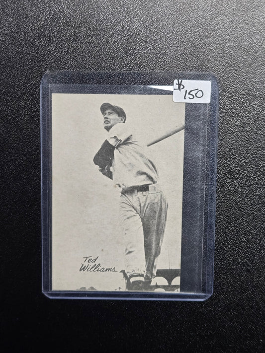 1947 Ted Williams Bond Bread Vintage Baseball Card
