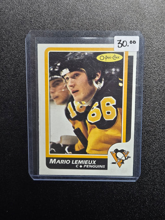 1986-87 Mario Lemieux OPC #122