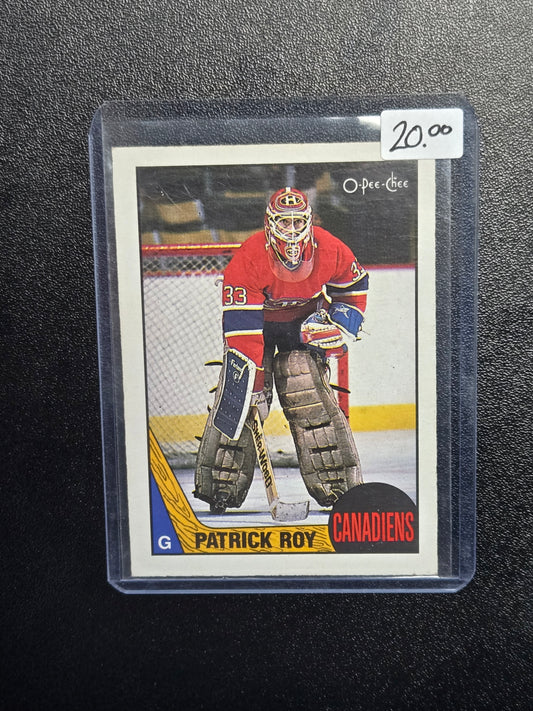 1987-88 OPC Patrick Roy #163