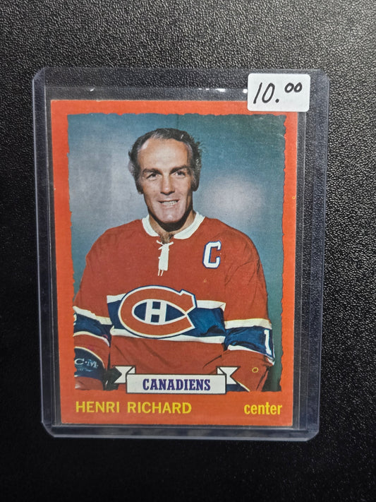 1973-74 O-Pee-Chee Henri Richard #87