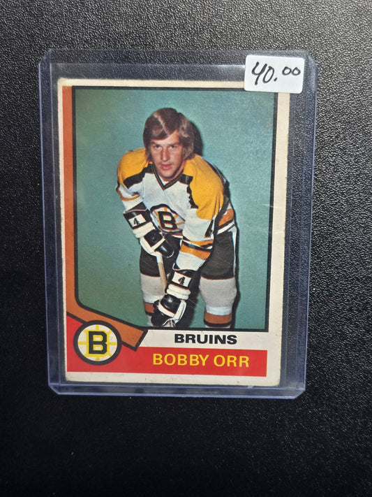 1974-75 O Pee Chee Bobby Orr #100