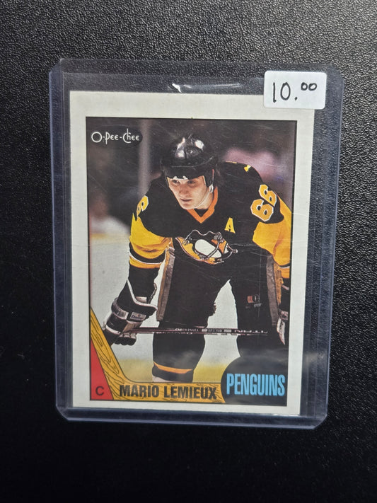 1987-88 OPC Mario Lemieux #15