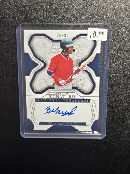 2023 Brandon Mayea Panini Auto 26/99 #S-BM
