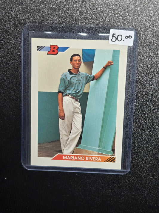 1992 Bowman #302 Mariano Rivera RC