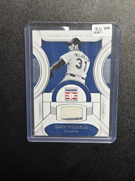 2023 Panini Hoyt Wilhelm Patch 46/49 #HOF-HW