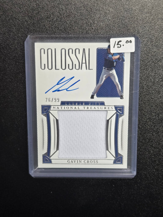 2023 Panini Gavin Cross Patch Auto 76/99 #CMS-GC