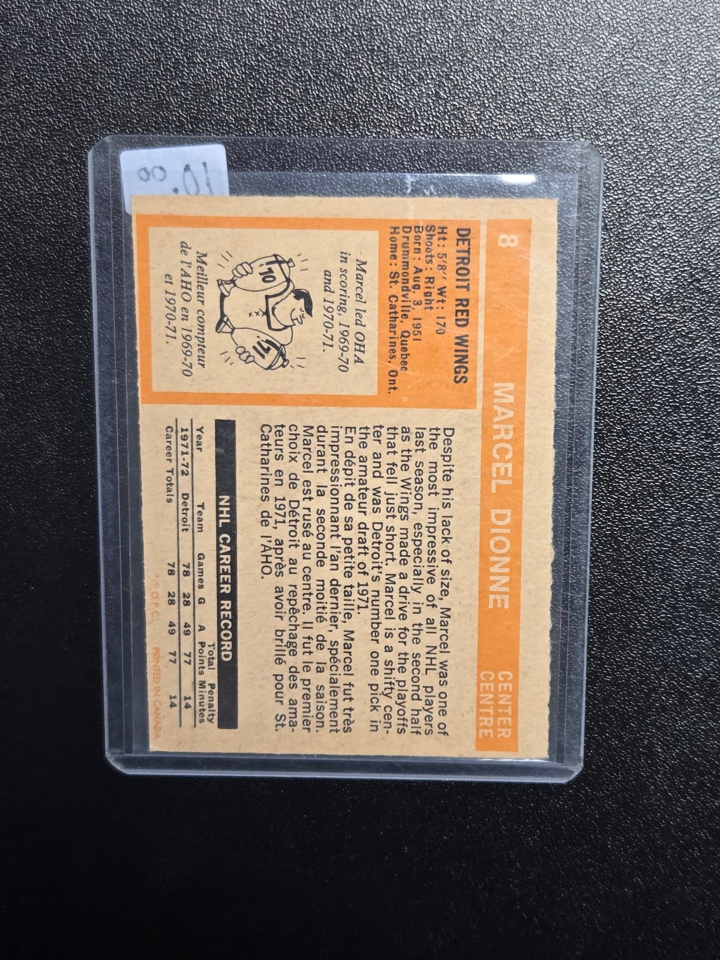 1972-73 OPC Marcel Dionne #8