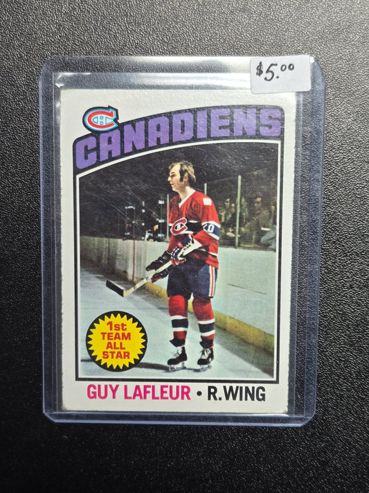 1976-77 Guy Lafleur Topps #163