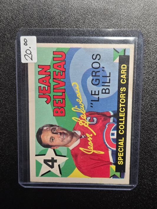 1971-72 O-Pee-Chee - Jean Beliveau #263